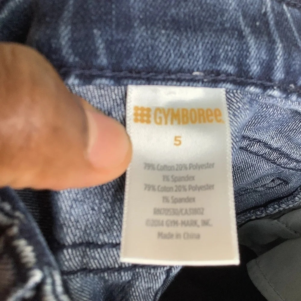Gymboree Blue Casual Skinny Jeans Girls 5 Walking Comfort Denim